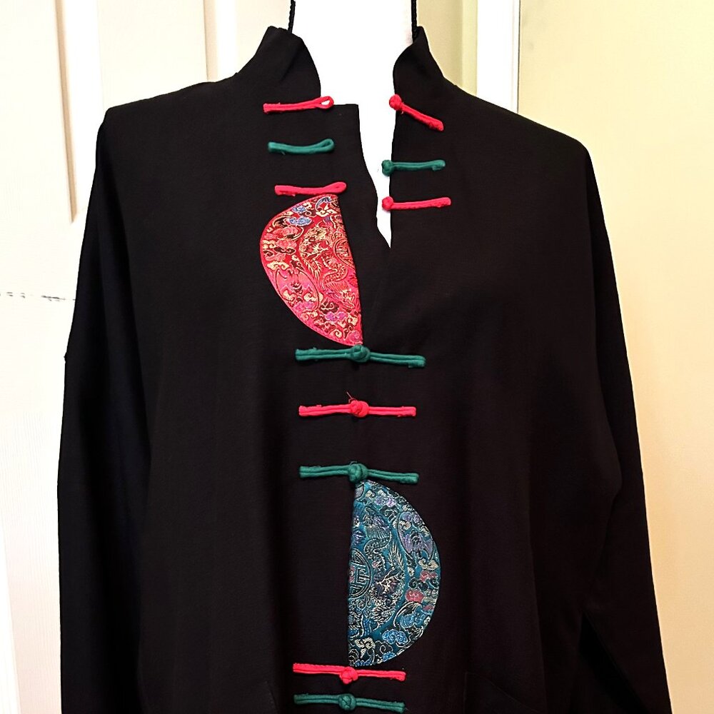UNISEX BLACK ASIAN INSPIRED JACKET SIZE XXL